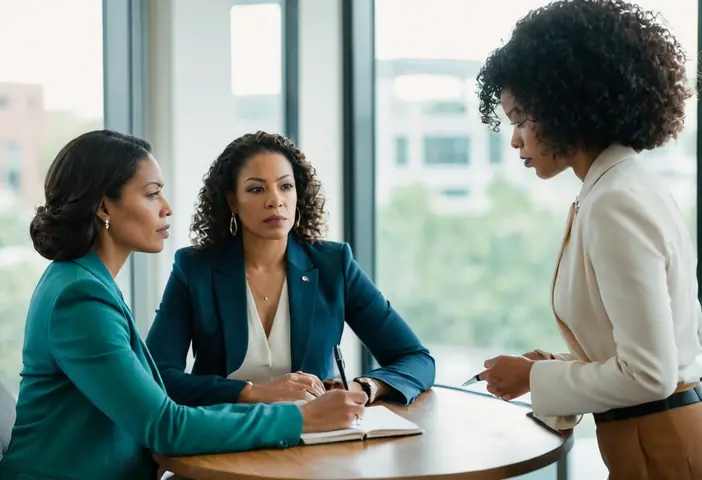 One-on-one executive coaching session